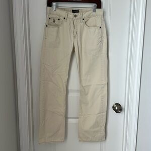 Polo cream colored khakis size 30x30